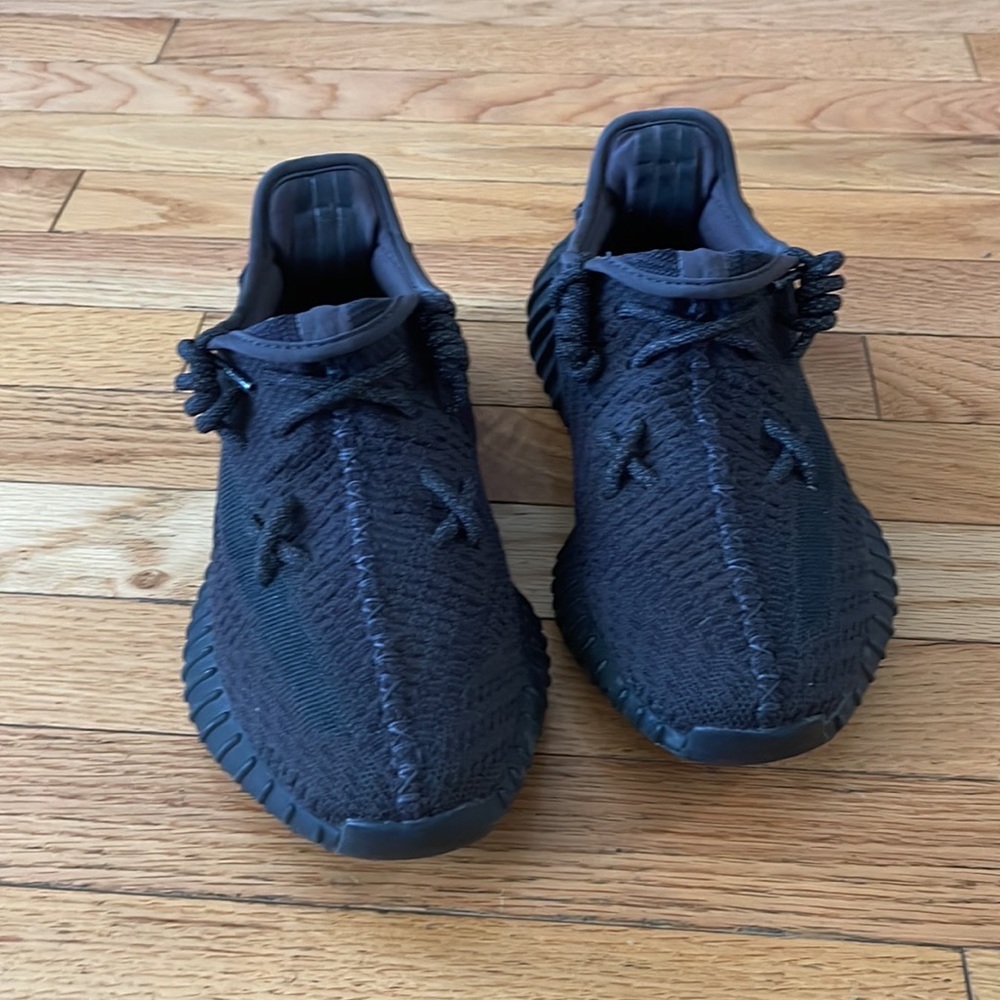 All Black Yeezy 350 non reflective